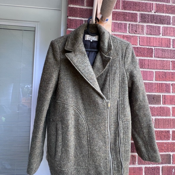 Zara Green Women Coat - Picture 3 of 8